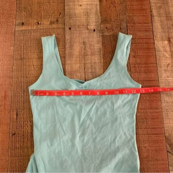 Silence + noise womens blue bodysuit with open back detail -S - Picture 2 of 7